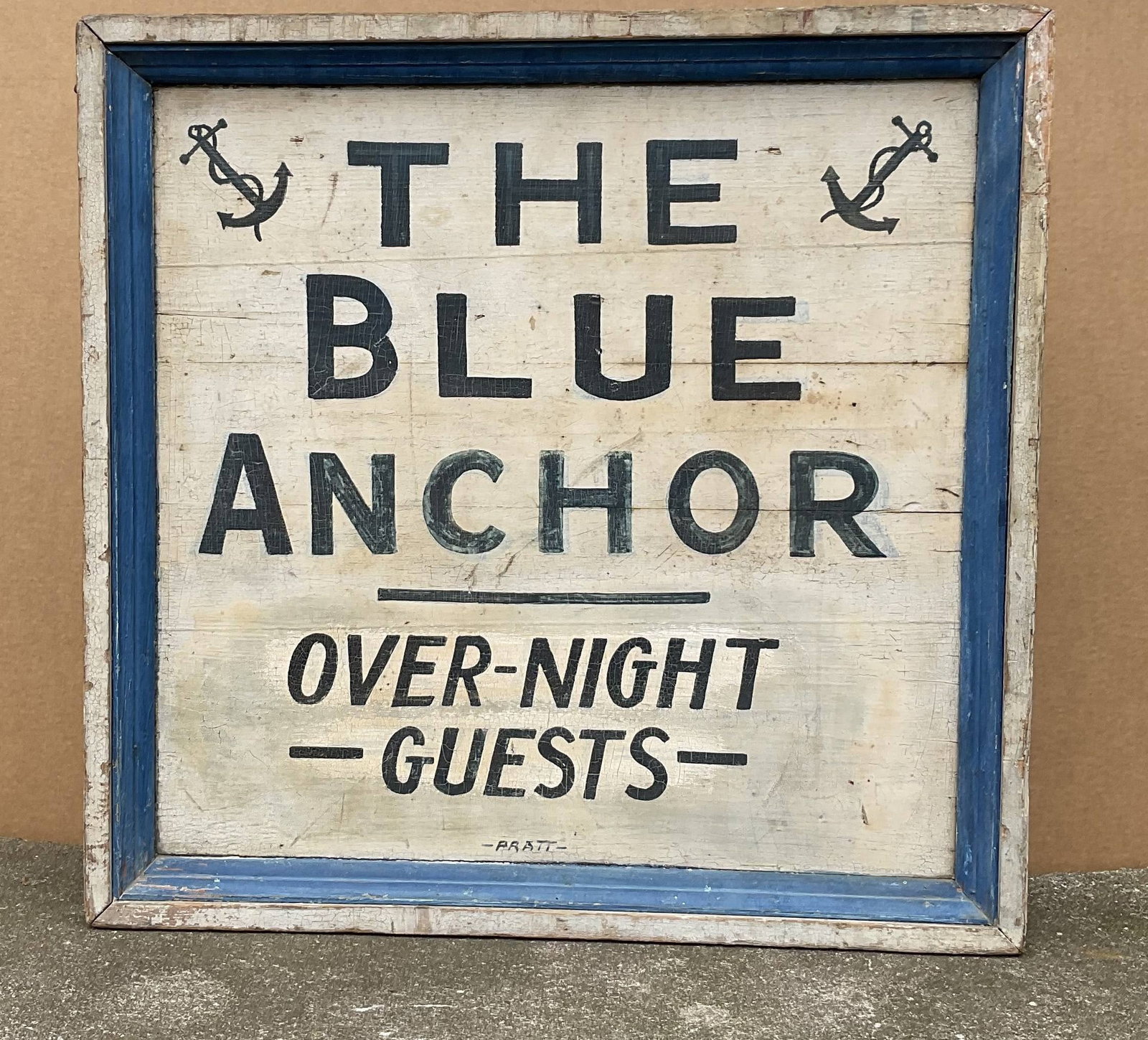 The Blue Anchor Trade Sign (1 of 11)