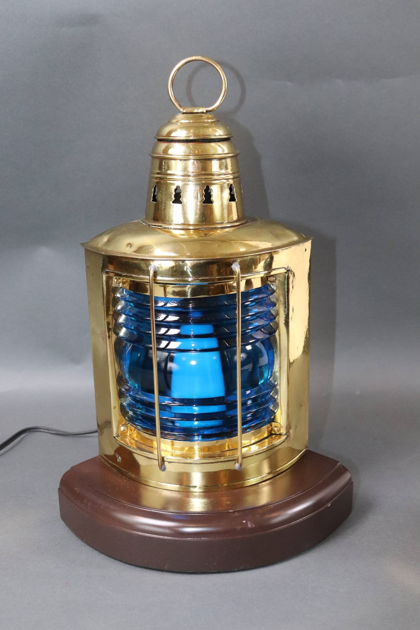 Brass Lantern by National Marine Lamp Company (1 of 6)