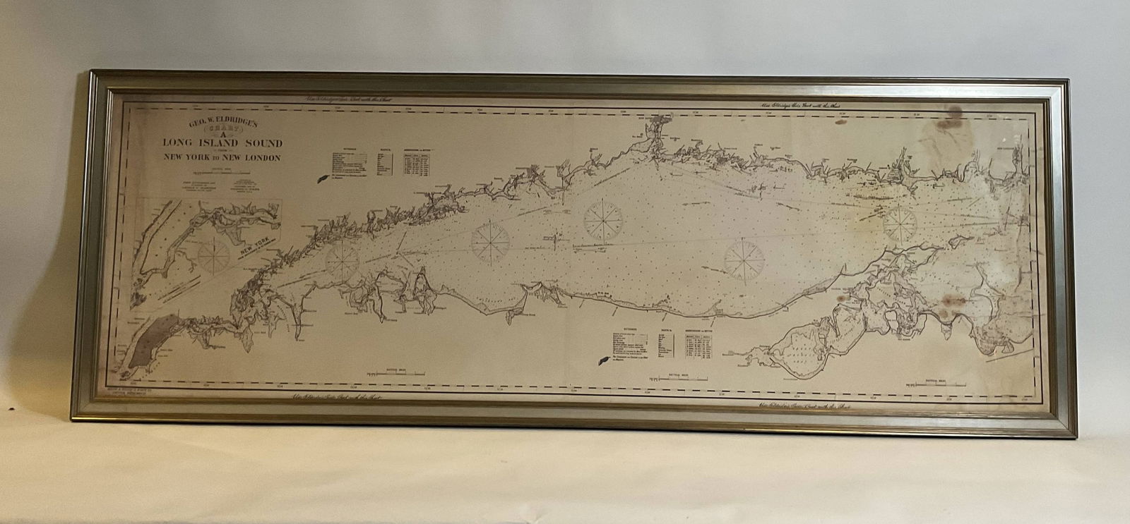 Long Island Sound Chart that is Seven Feet Long (1 of 15)