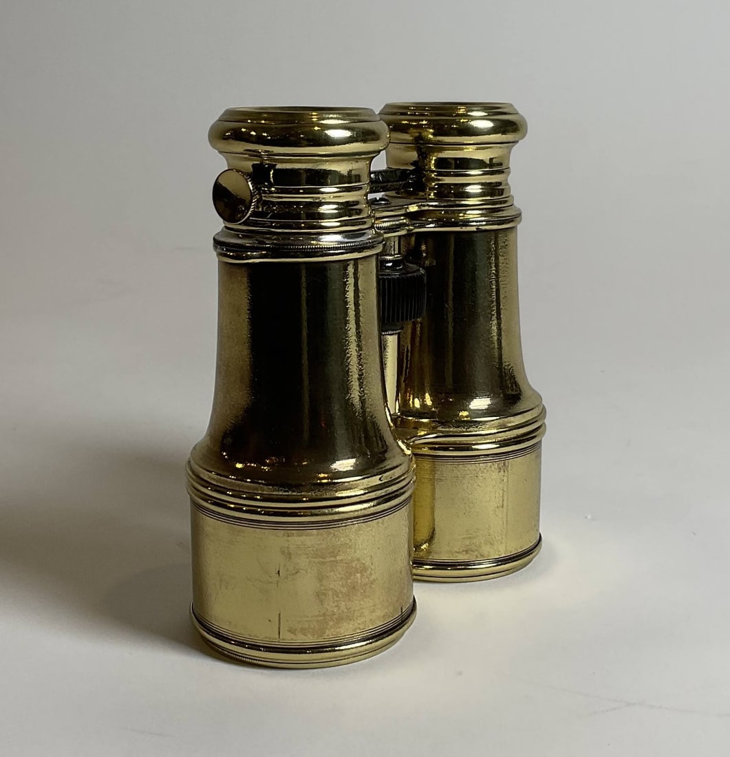 Polished Brass Gentlemens Binoculars Circa 1920 (1 of 8)