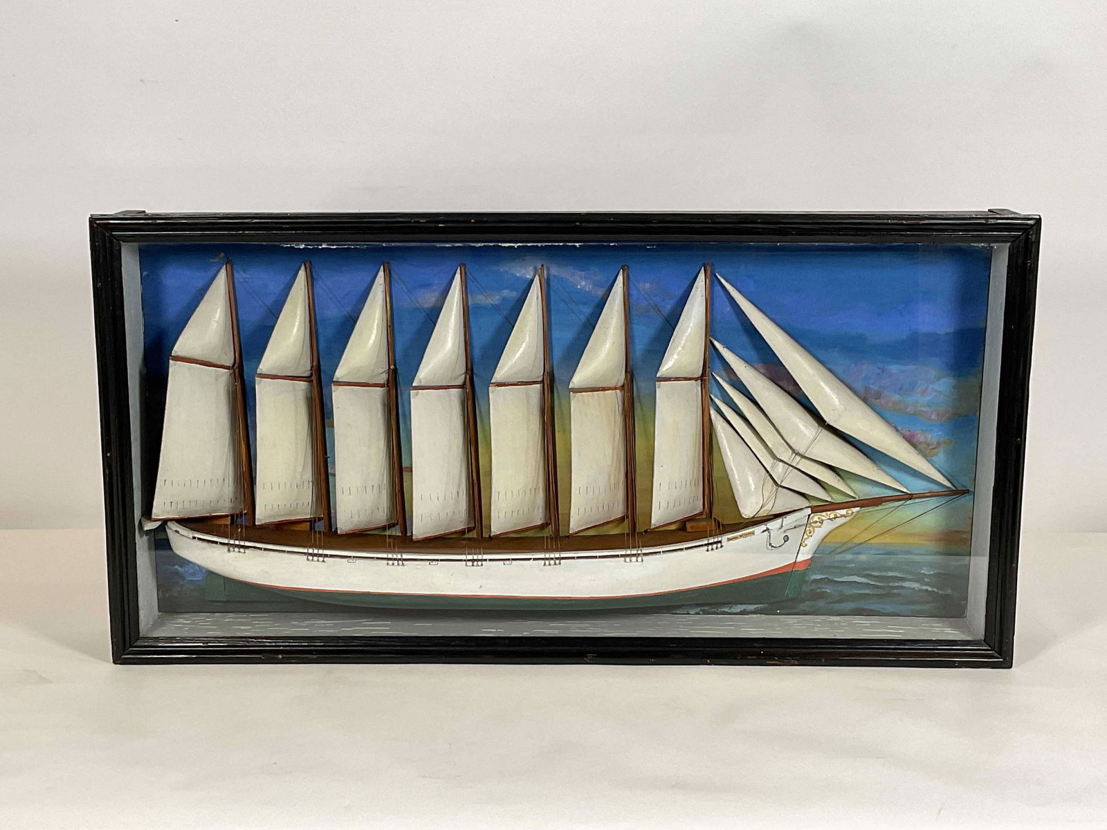 Diorama of the Schooner Thomas W. Lawson (1 of 8)
