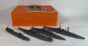 Seven American Warship Models as a Lot