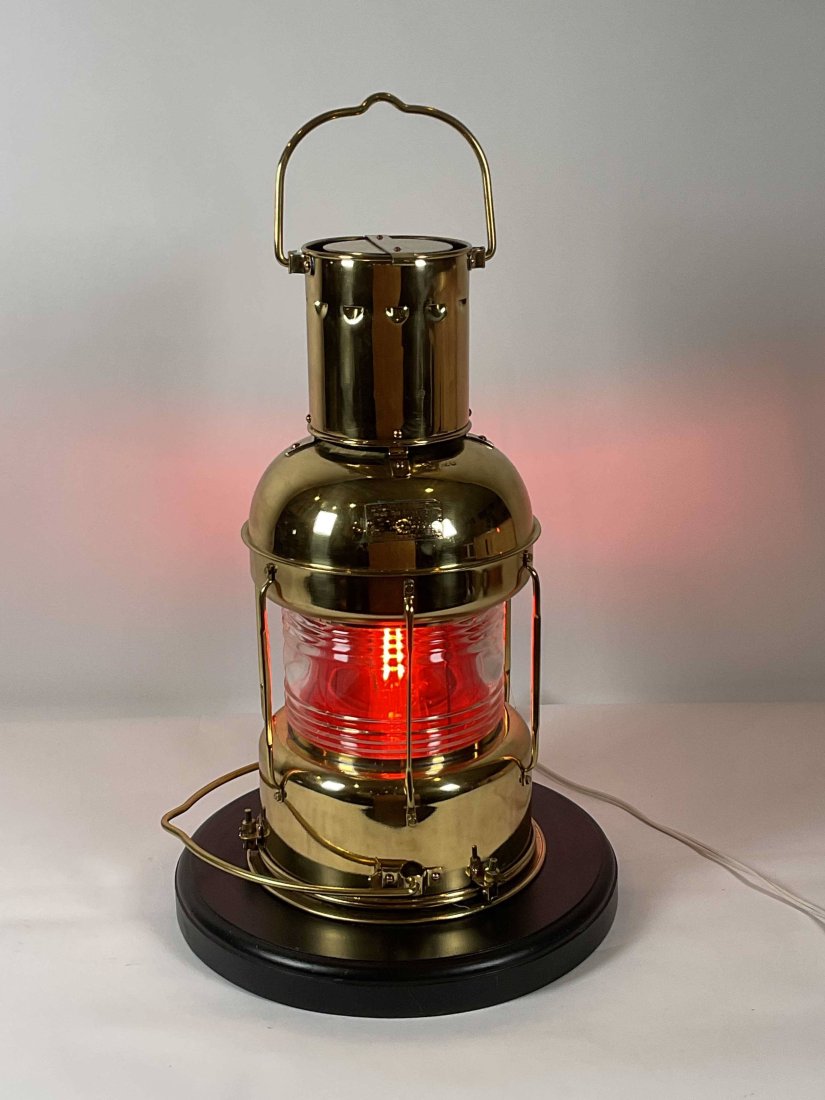 Solid Brass Ship’s Anchor Lantern (1 of 8)