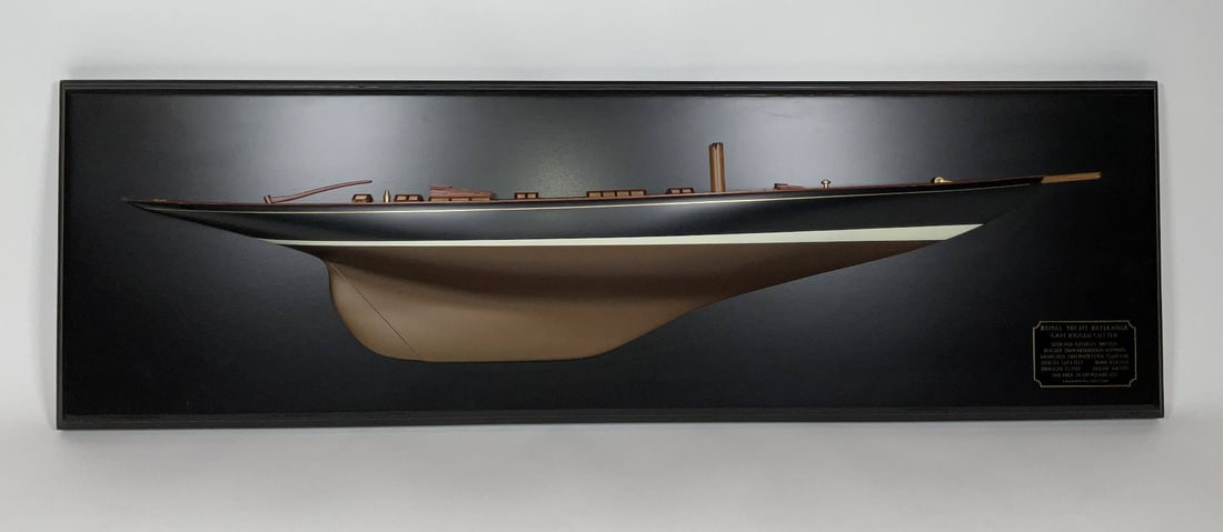 Half Model of Kings Yacht Britannia (1 of 10)