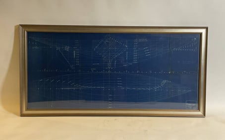Steel Auxiliary Schooner Yacht Blueprint