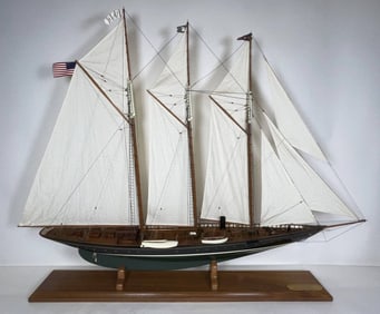 Ship Model of the Schooner Yacht Atlantic