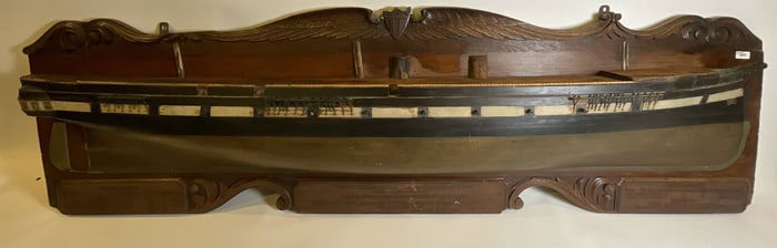 Navy Builders Model of an American War Ship 1878