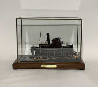 Tugboat Diorama By Arthur Clark