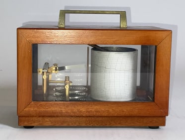 Cased Barograph by French marker Maxant