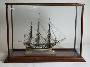 Prisoner of War Bone Model with Straw Base