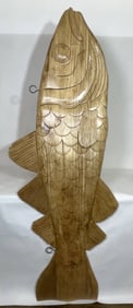 Six Foot Carved Codfish Tradesign