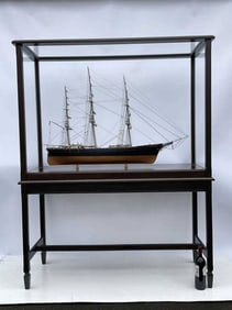 Clipper Ship Flying Cloud Model in Wood Case