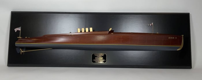 Half Model of the Gold Cup Racer DIXIE II
