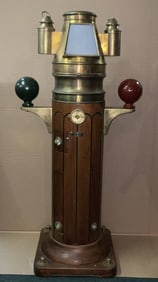 Ships Binnacle Compass N.V. Observator Rotterdam