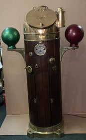 Wood and Brass Ships Binnacle