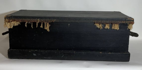 Canvas Covered 19th Century Sea Chest