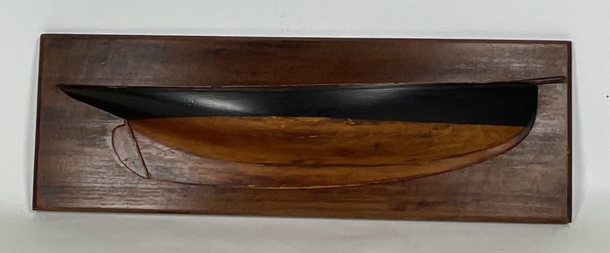 Fine Half Model of the Yacht Verve