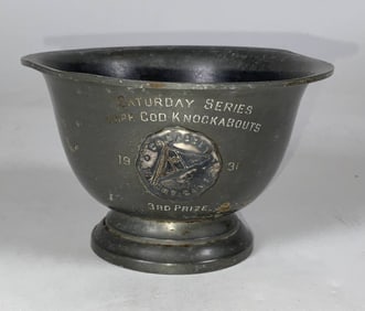 Cohasset Yacht Club Trophy from 1931