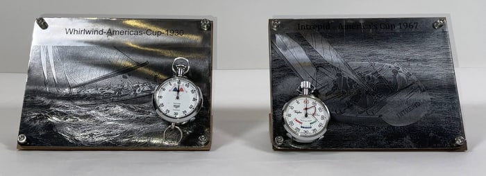 Two Yacht Timer Stopwatches by Heuer and Taylor