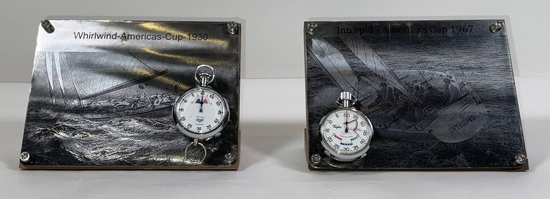 Two Yacht Timer Stopwatches by Heuer and Taylor (1 of 15)