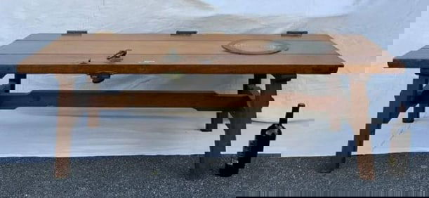 Wood Table Made From Ships Door