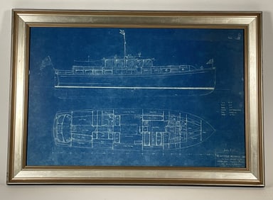 Yacht Blueprint from Eldredge Mcinnis Inc.