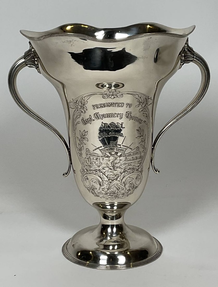 Sterling Silver Presentation Cup to Captain Chaunc (1 of 10)