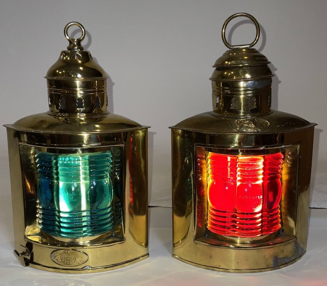 Ships Port and Starboard Lanterns (1 of 9)