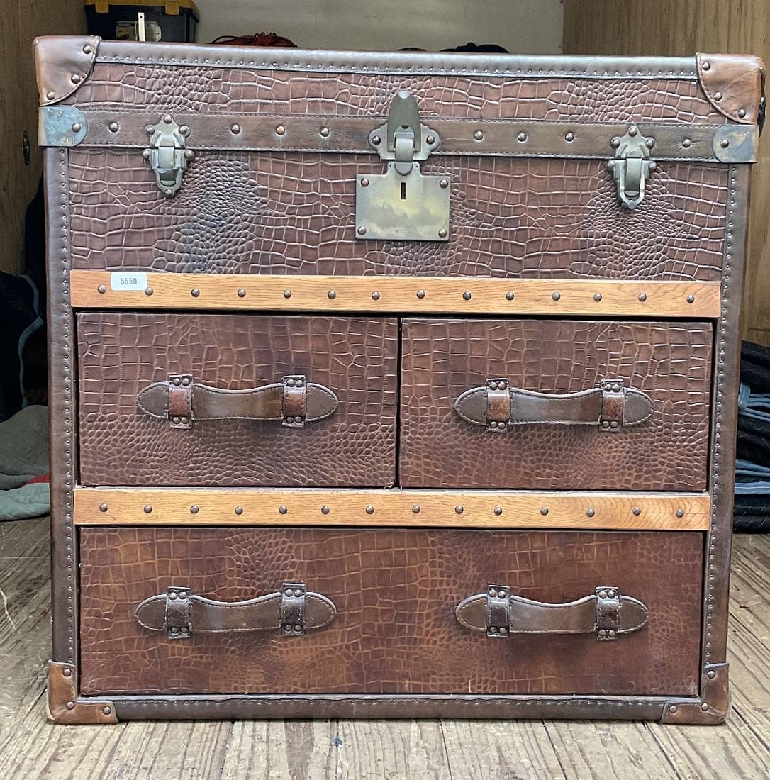 Faux Crocodile Skin Chest (1 of 9)