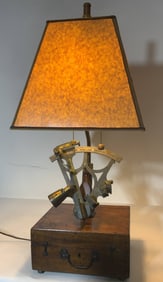 Ships Sextant made into a Lamp