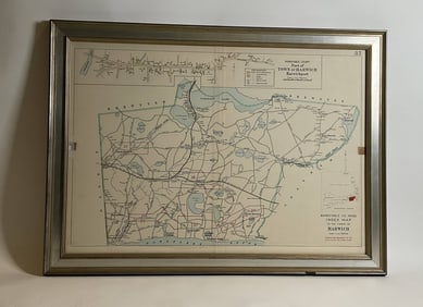 Wychmere Harbor Allens Harbor Map Circa 1890