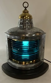 X-167 Ships Lantern with Green Lens