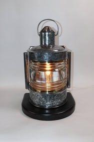 Polished Steel Ships Masthead Lantern