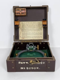 British Military World War II Azimuth Circle in Bo