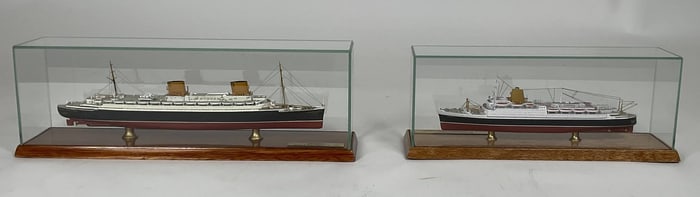 Models of Ocean Liners Europa and Bremen