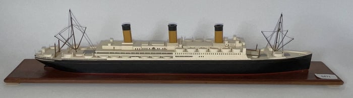 Ocean Liner Majestic Ship Model by Van Ryper