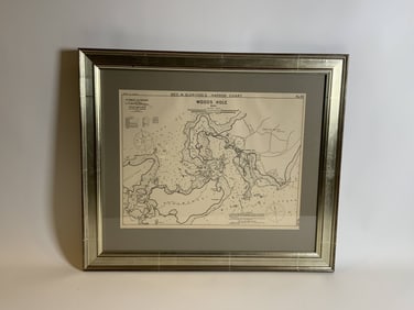 Wood Hole Nautical Chart from 1901