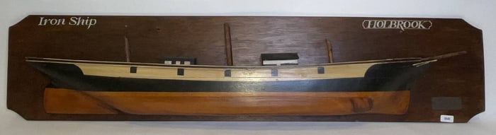 Half Model of the Iron Ship Holbrook