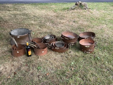 Pier 4 Copper Pot and Pan Hoard (39 pcs)