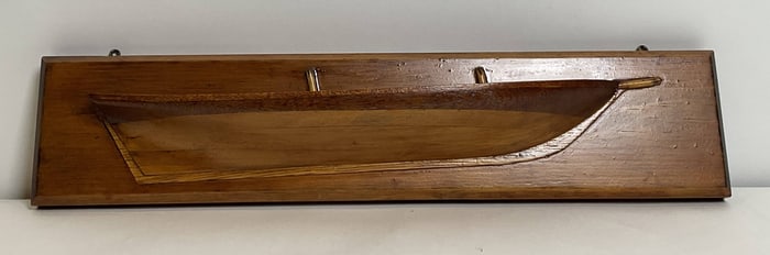 Half Model Of The Topsail Schooner Swift