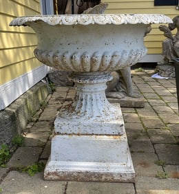 Large Iron Garden Planter