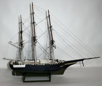 Primitive Ship Model of the Barque Ophelia