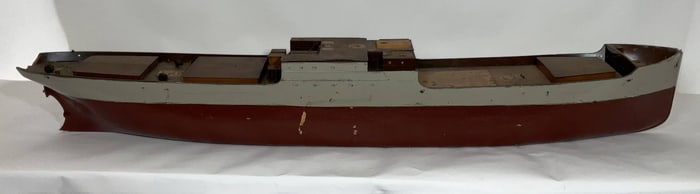Hull Model of the Steamship AMIENS in Distressed C