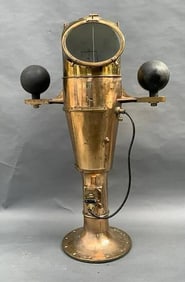 Solid Brass U.S. Navy Ship's Binnacle