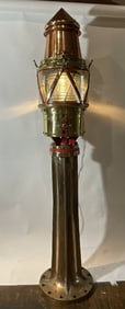 Magnificent Maritime Buoy Light on Pedestal