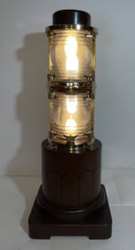 Maritime Beacon by Perko of Solid Brass Mounted to a Base