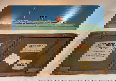 Cruise Liner Caronia Half Model