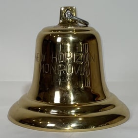 Ship's Bell from the "New Horizon" of Monrovia