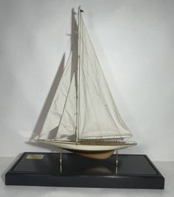 America's Cup Yacht Rainbow in Case