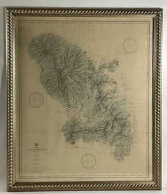 Martinique Chart from 1887